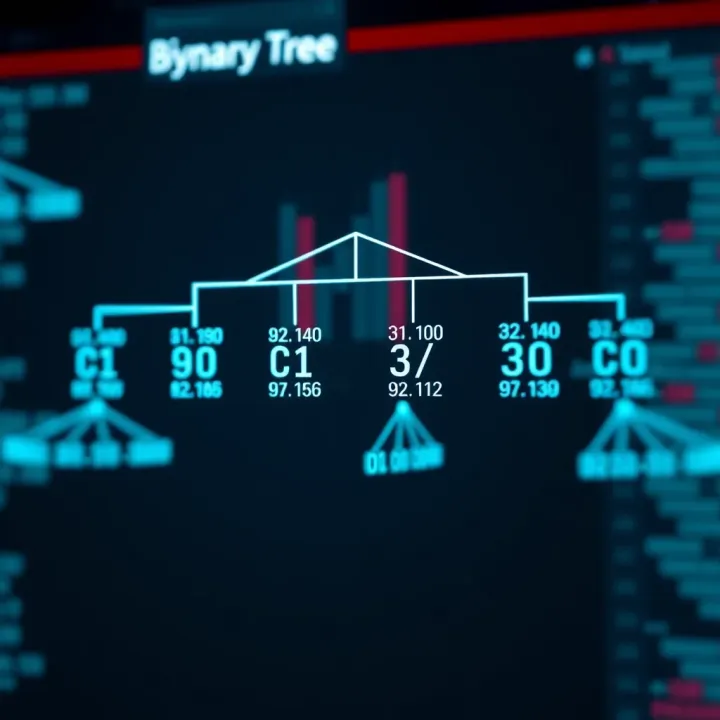 Visualization of different binary tree traversal methods including preorder, inorder, and postorder sequences