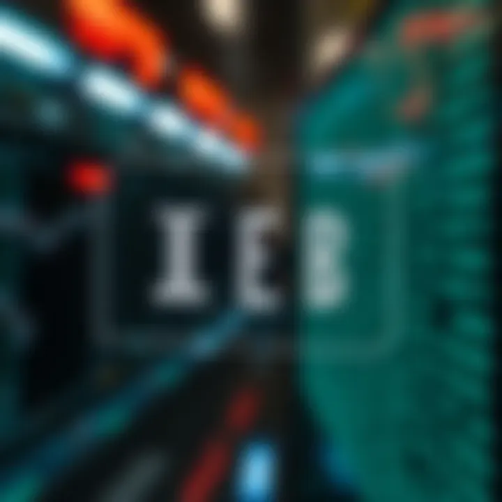 Diagram showing the conversion of a text character into its binary representation using binary numbering principles