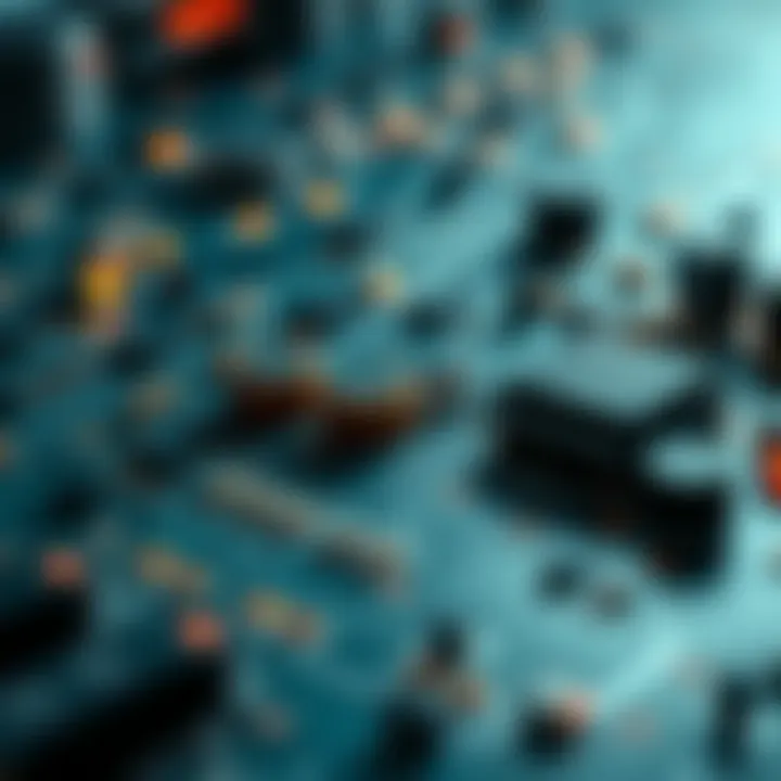 Visualization of digital circuits using binary logic to control electronic components