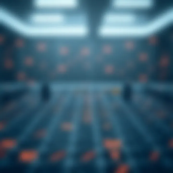 Diagram illustrating the binary search method dividing a sorted array to find a target value
