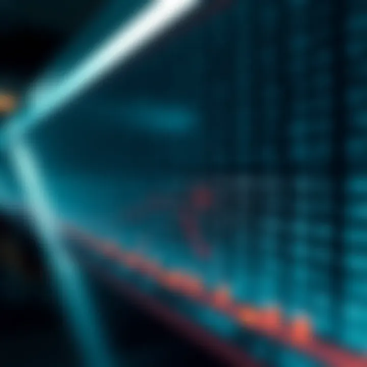 Visual representation of binary search algorithm highlighting midpoints and narrowing search range in a sorted array
