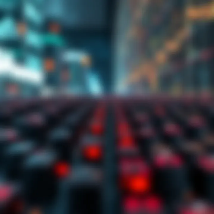 Comparison of binary search on sorted data versus linear search showcasing efficiency