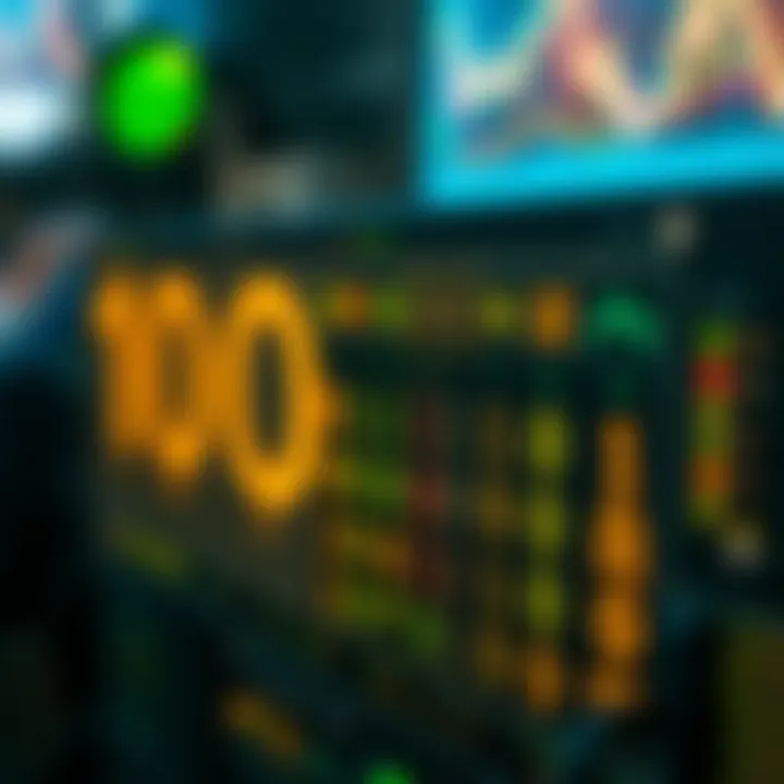 Binary Code and Urdu Language Interface in Technology Visual representation of binary code linked to Urdu language and computing concepts