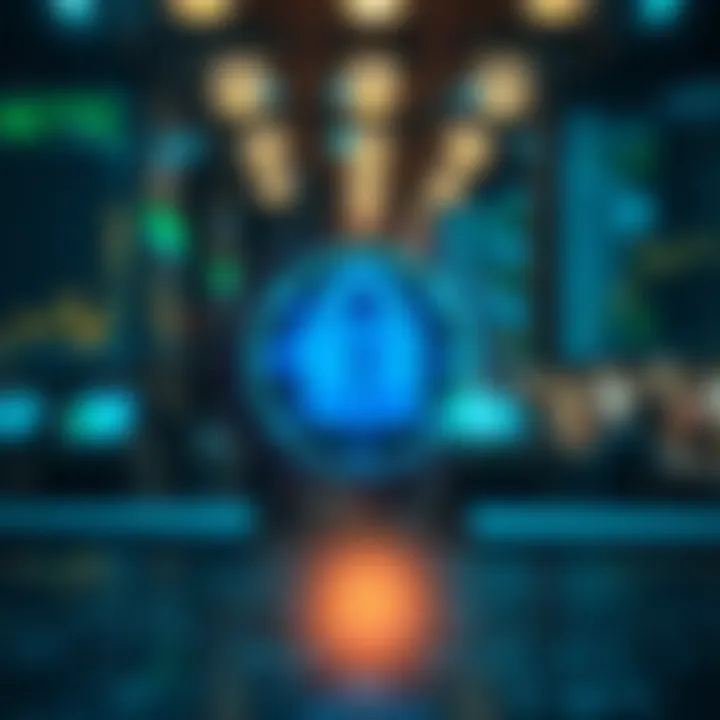 Secure digital lock symbolizing protection of crypto assets and user data on trading platforms