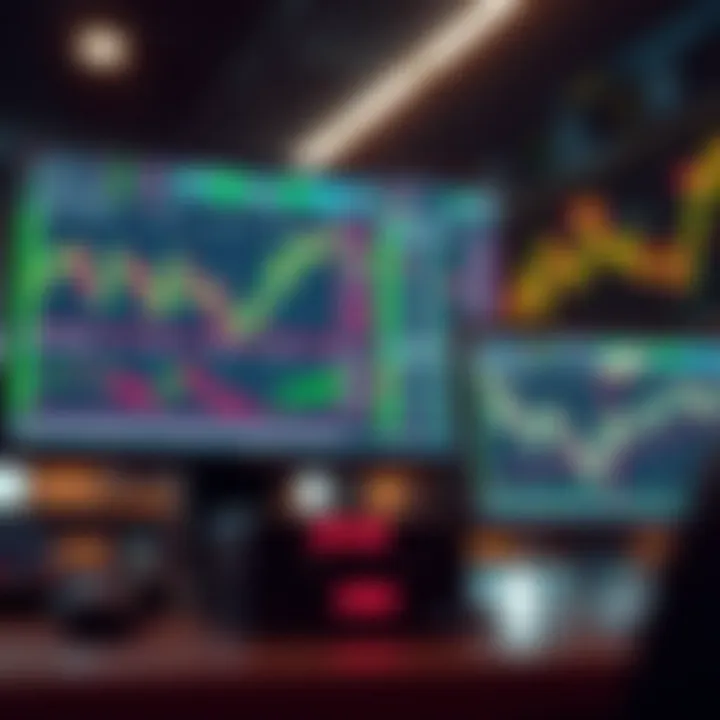 Overview of forex trading platforms displaying currency charts and market data