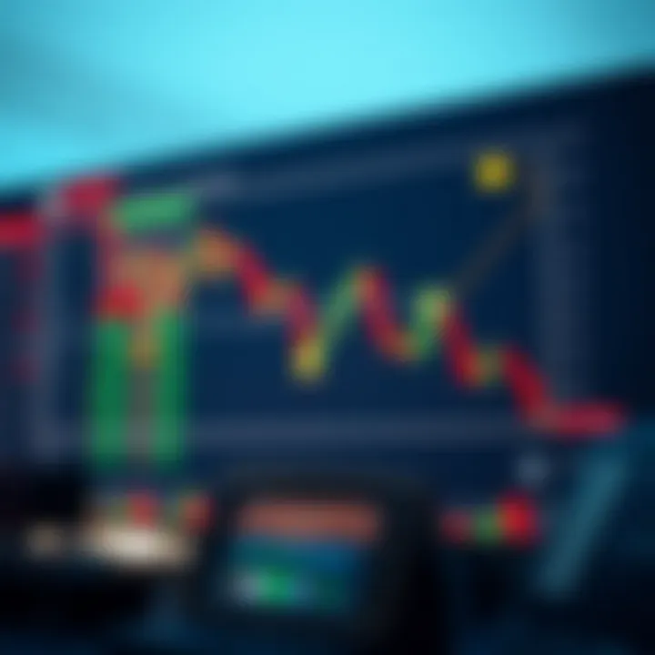 Diagram of Double Bottom Chart Pattern for Market Reversal Visual layout of a double bottom chart pattern indicating potential market reversal