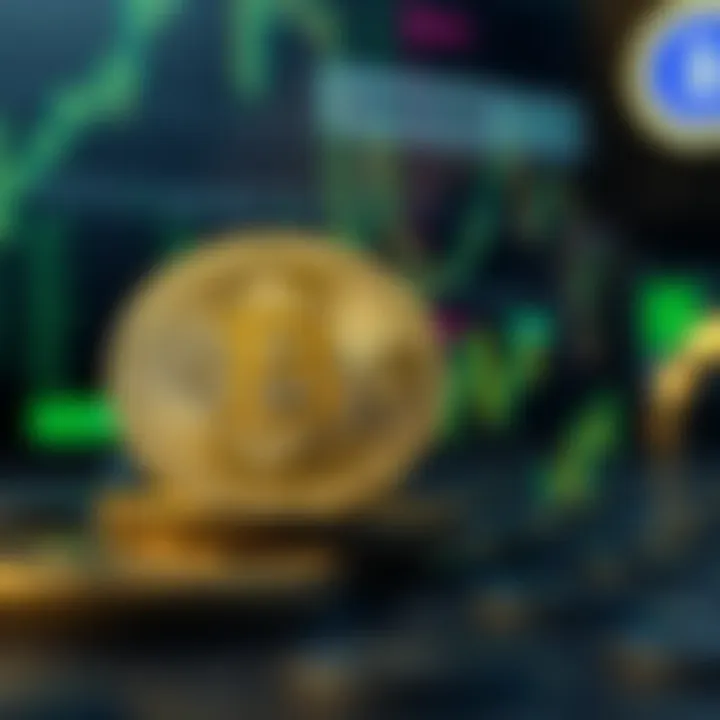 Conceptual illustration of ethical considerations in cryptocurrency trading within Islamic law