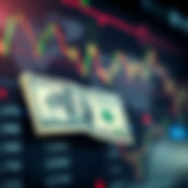 Currency exchange charts with Pakistani Rupee and global currencies illustrating forex market trends