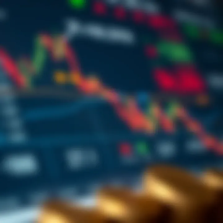 Diagram showing major currency pairs used in forex trading with exchange rate fluctuations
