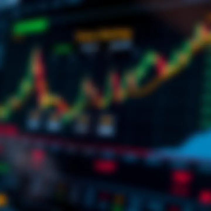 Diagram illustrating forex market currency pairs and exchange rates