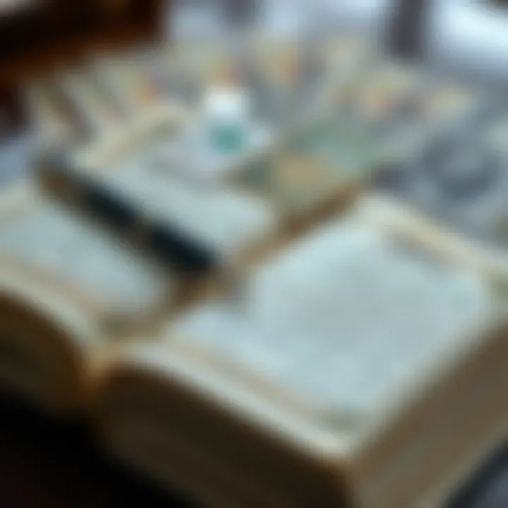 Open Quran with a pen beside currency notes symbolizing Shariah compliance