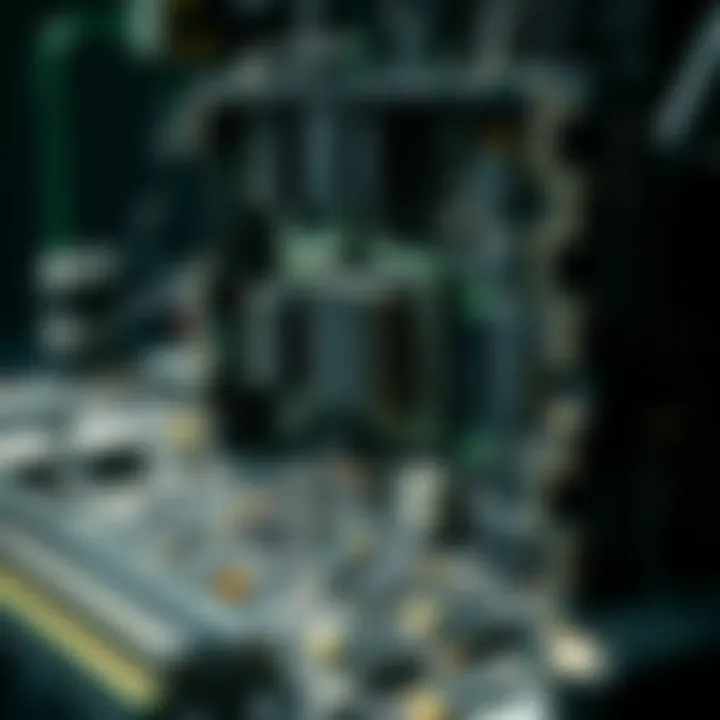 Internal Components of a Binary Computer Detailed schematic of the internal components of a binary computer
