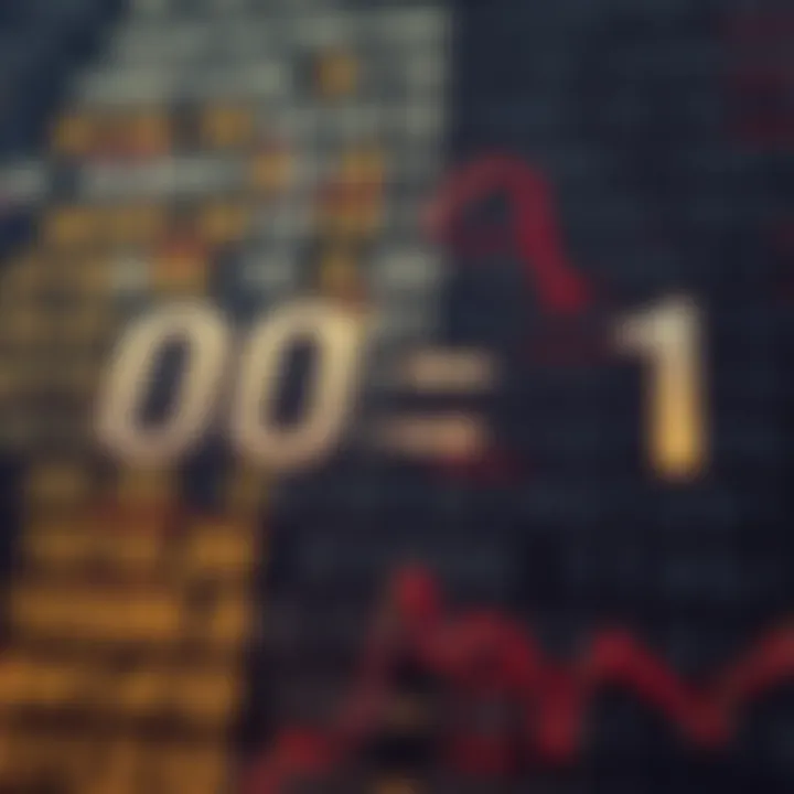 Visual representation of binary digits with corresponding decimal values showing conversion relationship