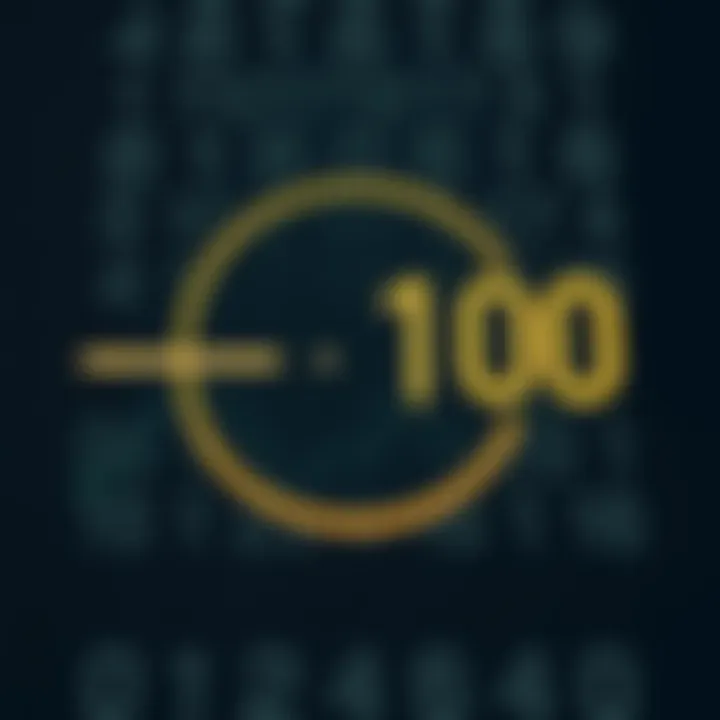 Visual representation demonstrating the method to translate a binary numeral into its decimal equivalent