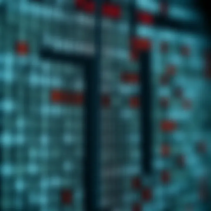 Visualization of binary number system showing place values and powers of two