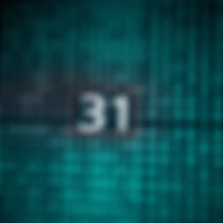 Diagram illustrating conversion of decimal number to binary with highlighted bits