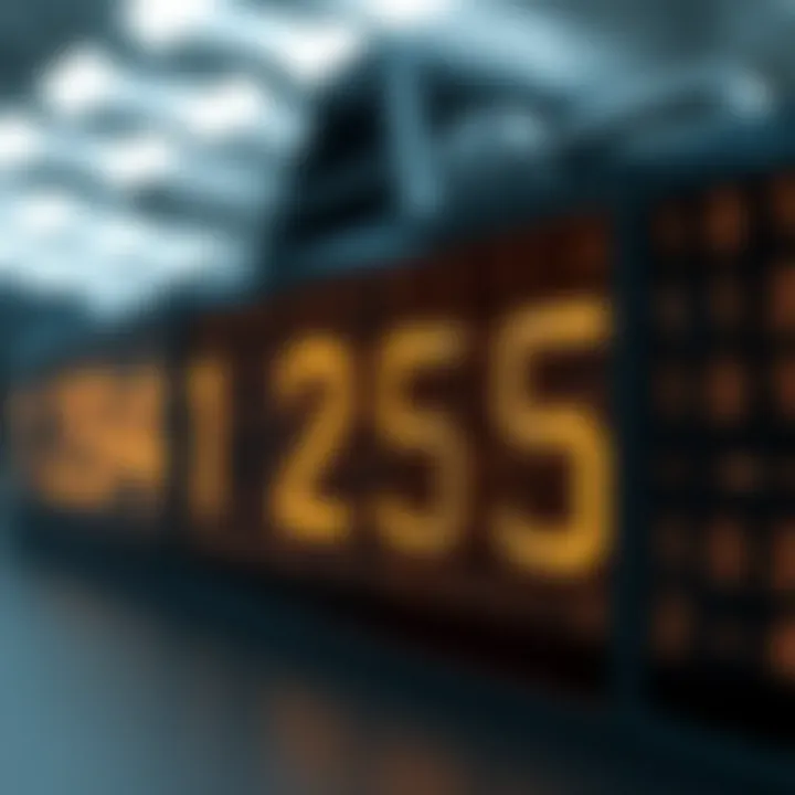 Visual representation of the binary counting system highlighting place values from one to two hundred fifty-five