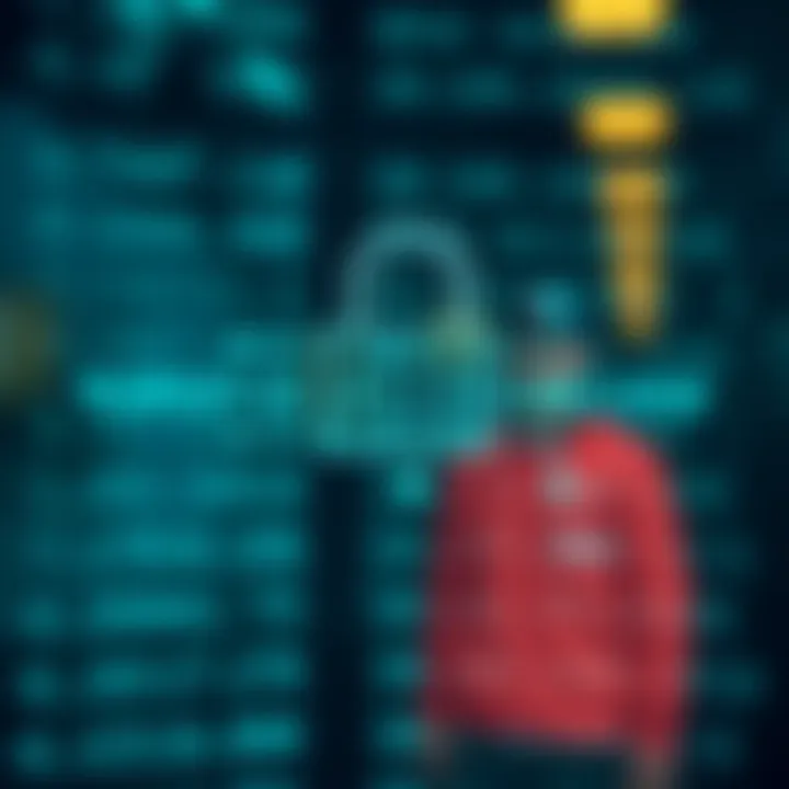 Diagram illustrating binary code sequences used in digital authentication