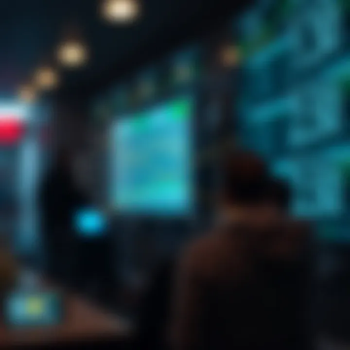 Diagram illustrating the concept of binary logistic regression with two distinct outcome categories