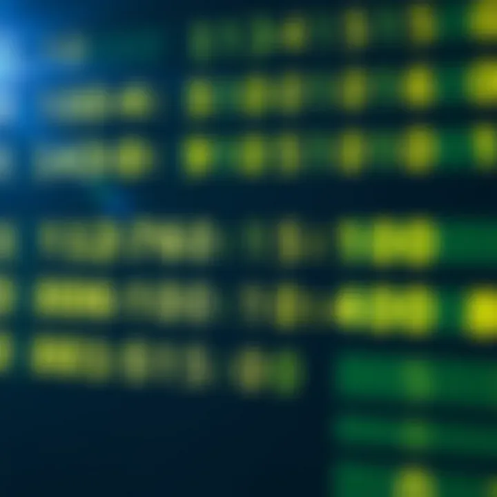 Illustration showing binary division using long division method with binary digits and partial results