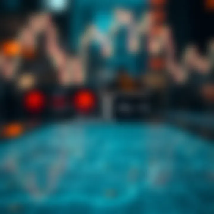 Diagram illustrating the interaction of two elements in a set under a binary operation