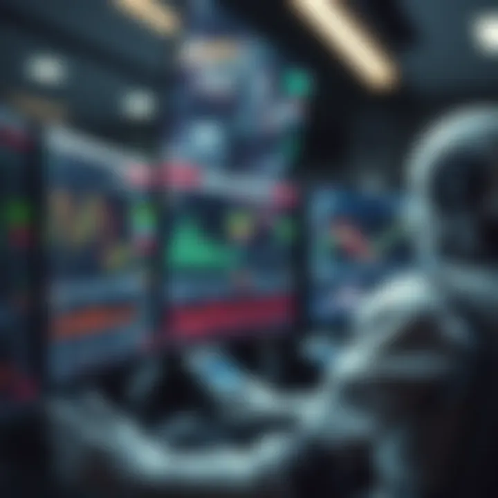 Automated trading system analyzing binary options data on computer screens