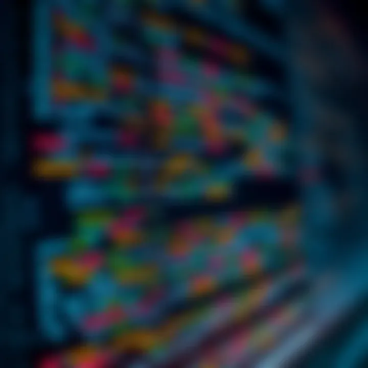 Code snippet showing binary search implementation in C highlighting key functional components