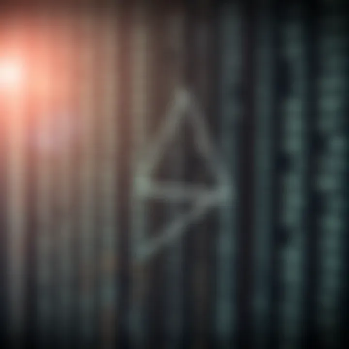 Diagram illustrating the binary search algorithm narrowing down the search range in a sorted array