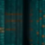 Visualization of binary search dividing a sorted list into halves to locate a target value efficiently