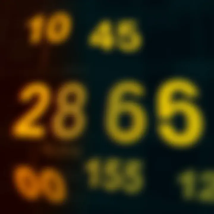 Illustration showing binary digits aligned with their positional values for conversion