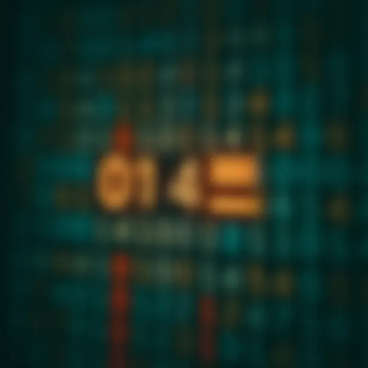 Visual representation of binary subtraction involving negative values using two's complement method
