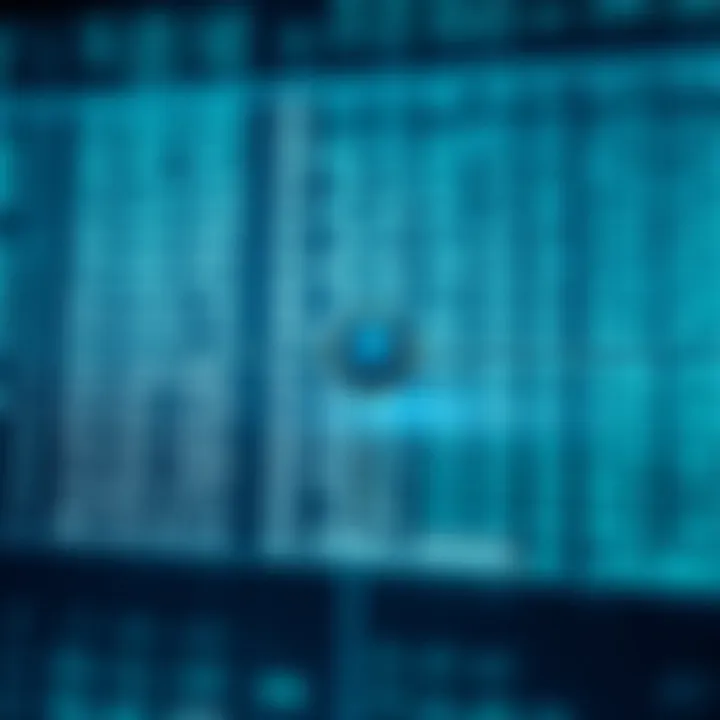 Diagram illustrating the binary search algorithm dividing a sorted array to locate a target value efficiently