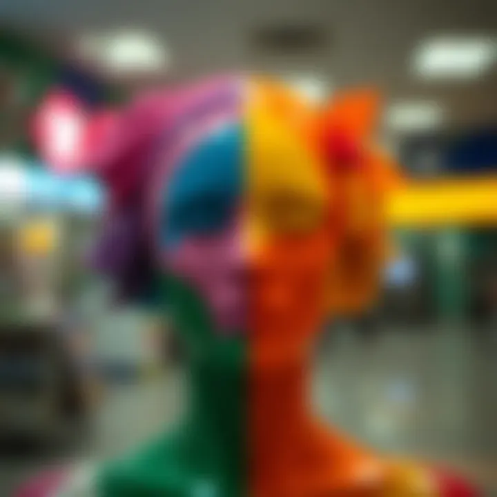 Abstract colorful representation of gender diversity symbolizing non-binary identity and inclusive culture