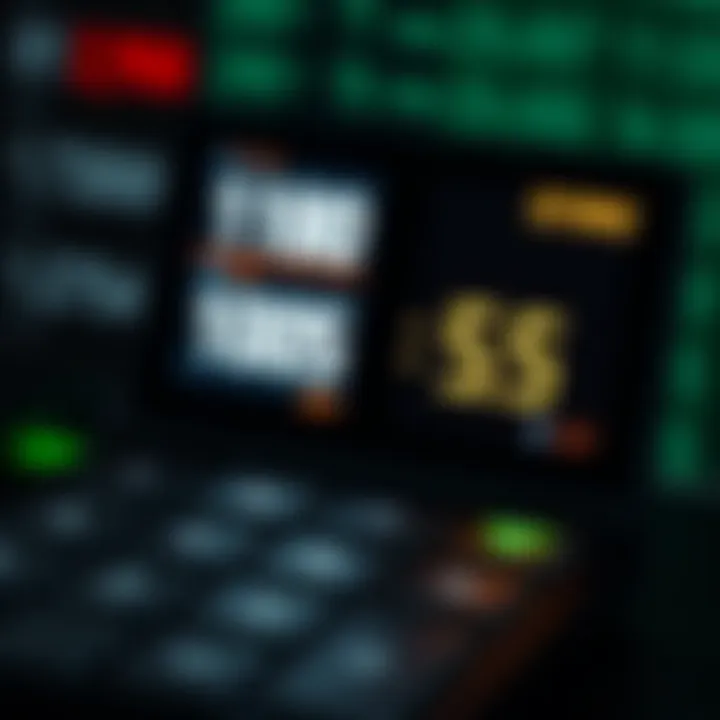 Screenshot of a digital calculator interface showing binary input and division output results