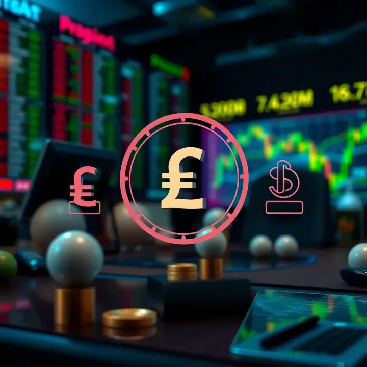Key Factors for Selecting a Reliable Forex Broker in Pakistan Visual representation of currency exchange symbols with icons for regulation, fees, and customer support