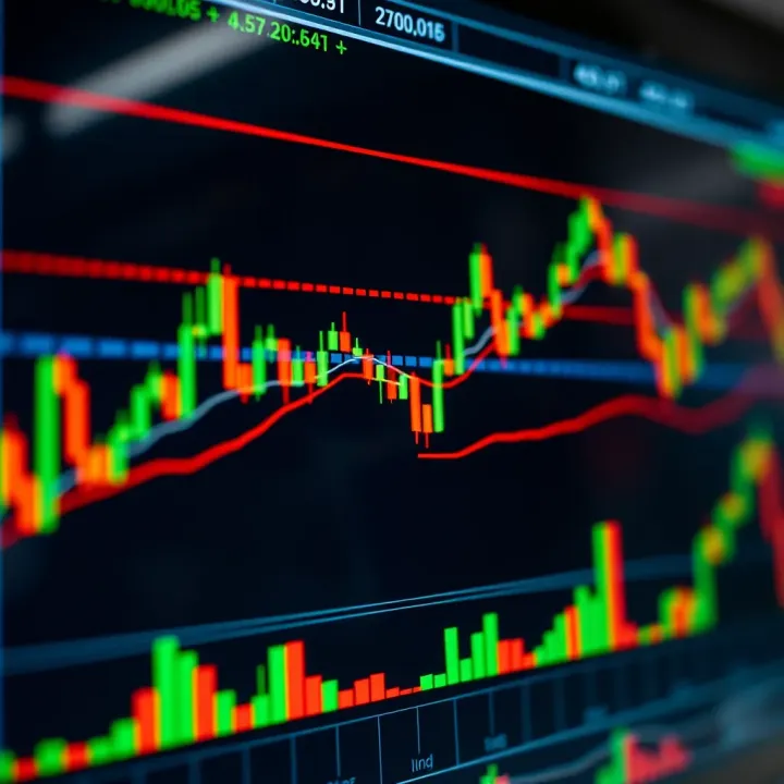 Detailed chart showing various candlestick patterns with clear bullish and bearish indicators