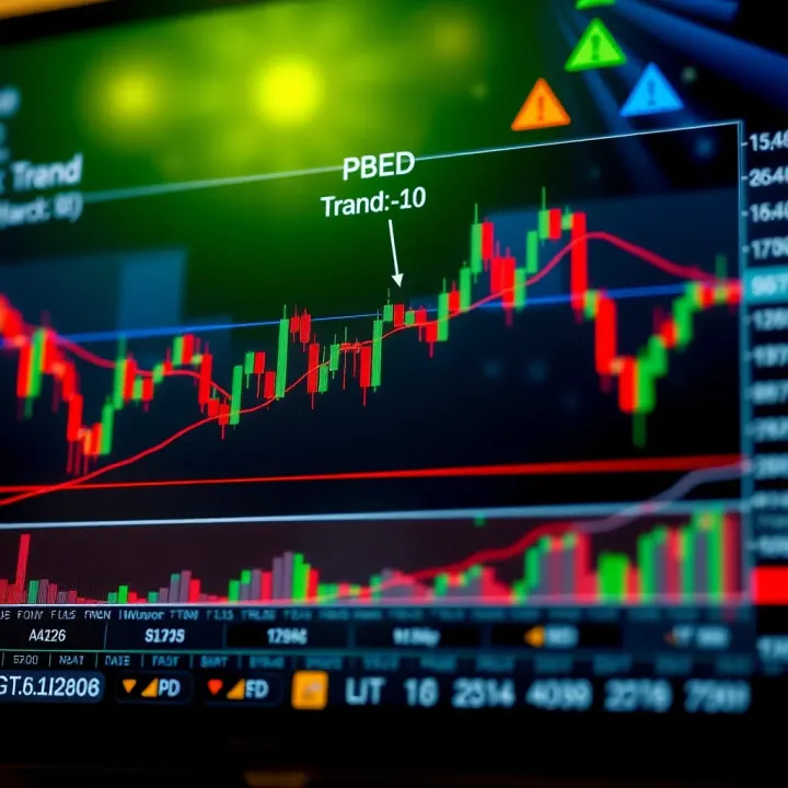 Chart displaying multiple candlestick formations with annotations for trend prediction