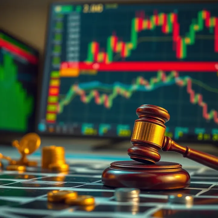 Risk Management and Legal Considerations in Forex Trading Illustration depicting risk management concepts and legal compliance in Forex trading for Pakistan
