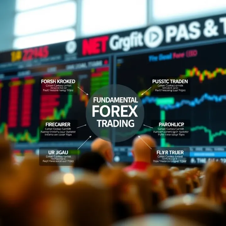Diagram showing key concepts of forex trading including currency pairs and market trends