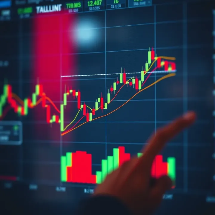 Diagram demonstrating how to interpret bullish and bearish chart patterns with trend lines and breakout points on a financial market chart