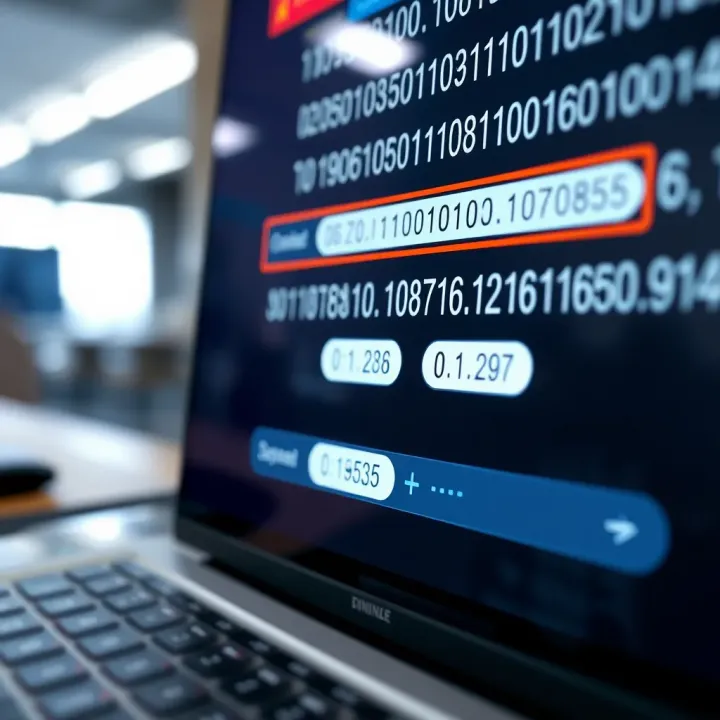 Interface of an online tool converting binary to decimal with input and output fields
