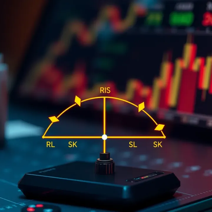 Understanding Risk and Reward in Binary Options Trading Visual representation of risk and reward scales in financial trading