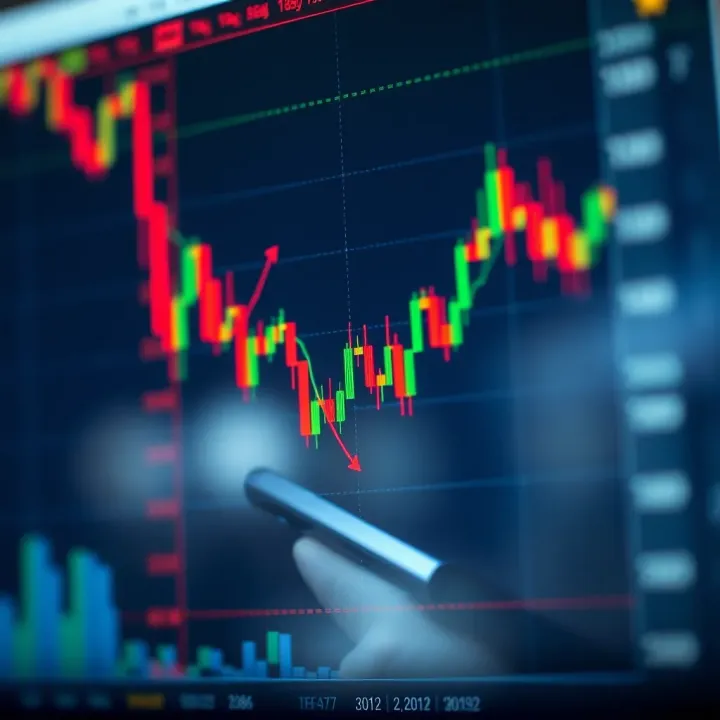 Visual explanation of identifying bullish and bearish patterns with annotations in Urdu