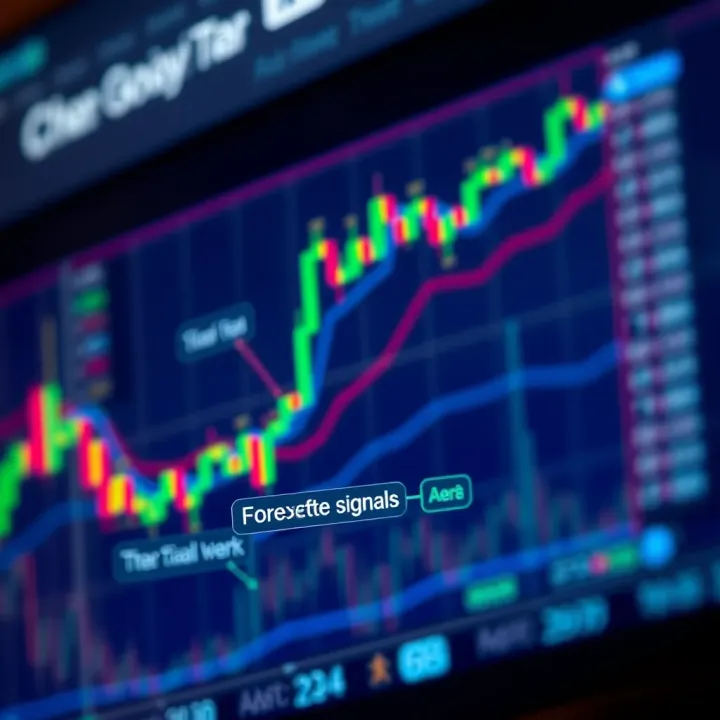 Diagram illustrating different types of forex signals and their sources including technical and fundamental analysis