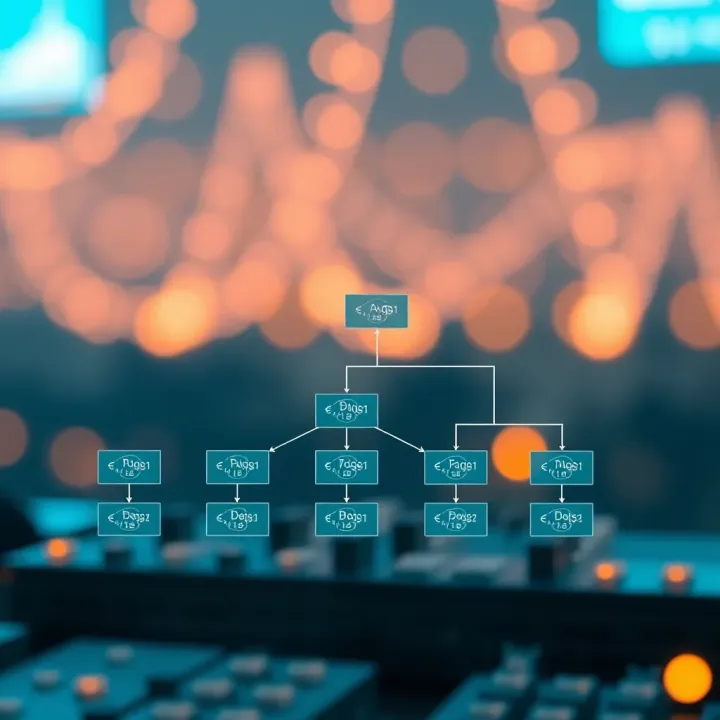 Hierarchical Structure of a Binary Heap Diagram illustrating the hierarchical structure of a binary heap with parent and child nodes