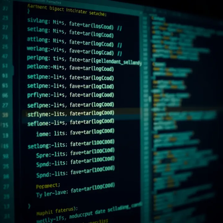 Code snippet showcasing binary search implementation in a popular programming language with comments