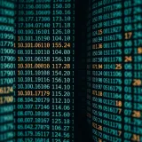 Visualization of binary search dividing a sorted list into halves to locate a target value efficiently