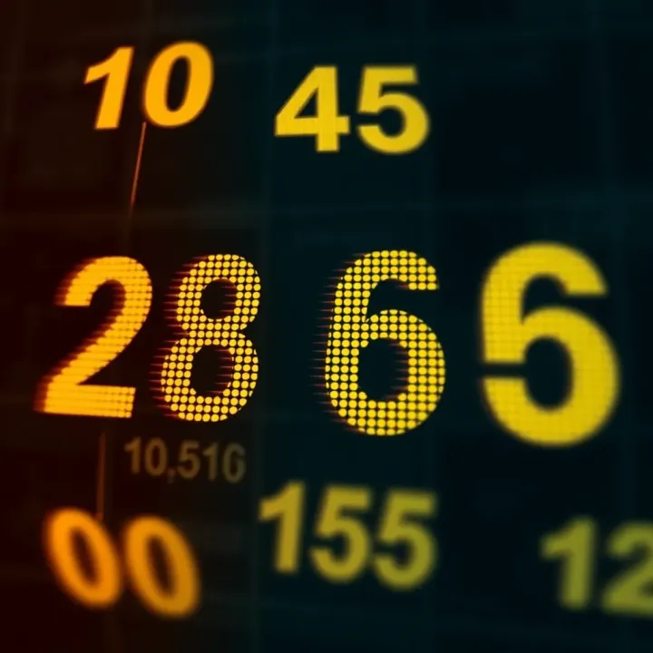 Illustration showing binary digits aligned with their positional values for conversion