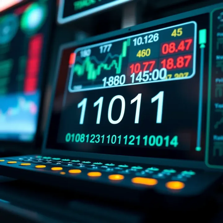 Visual representation of a binary to hexadecimal converter tool interface