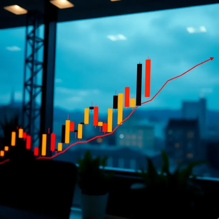 Illustration of a bullish engulfing candle chart pattern showcasing market reversal potential